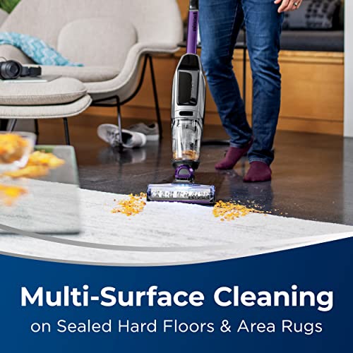 Image of Bissell CrossWave X7 Cordless Pet Pro Multi-Surface Wet Dry Vacuum with WiFi Connectivity, 3279, Violet
