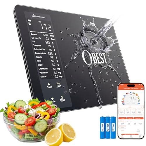 Smart Food Scale with Nutritional Calculator, Free APP with 30 Nu...