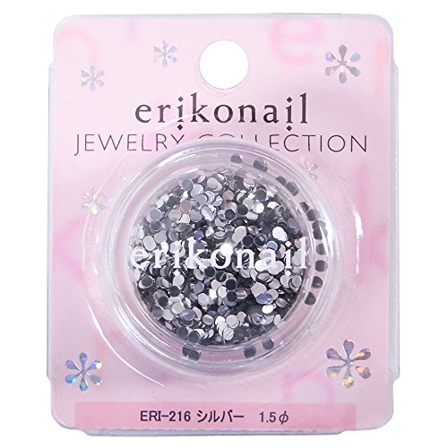 ビューティーネイラー ネイルアートパーツ えり子ネイルジュエリーコレクション ERI-216 シルバー 1.5φ