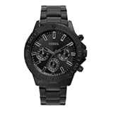 Bannon Multifunction Black Stainless Steel Watch