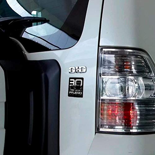 Emblema 30 Anos Pajero Full Hpe Adesivo Traseiro Resinado