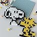 Perler 80-57193 Peanuts Snoopy and Friends Fused Bead Craft Activity Kit with Four Patterns, Multicolor, 1003 Pieces