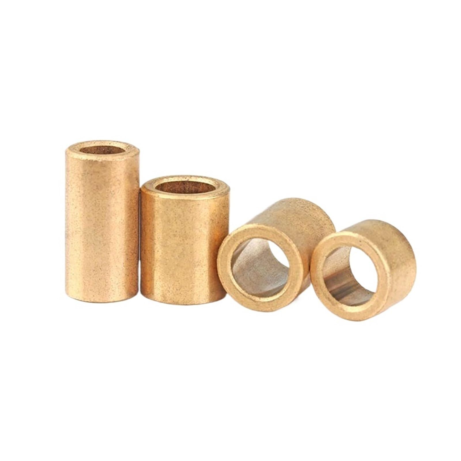 Douille en Laiton, Douille en cuivre, roulement à Huile, métallurgie des poudres, diamètre intérieur 10mm 12mm 14mm 16mm 18mm, 2 pièces(12x16x20mm)