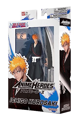 BANDAI - Anime Heroes - Bleach - Figurine Anime Heroes 17 cm - Kurosaki Ichigo - 36971
