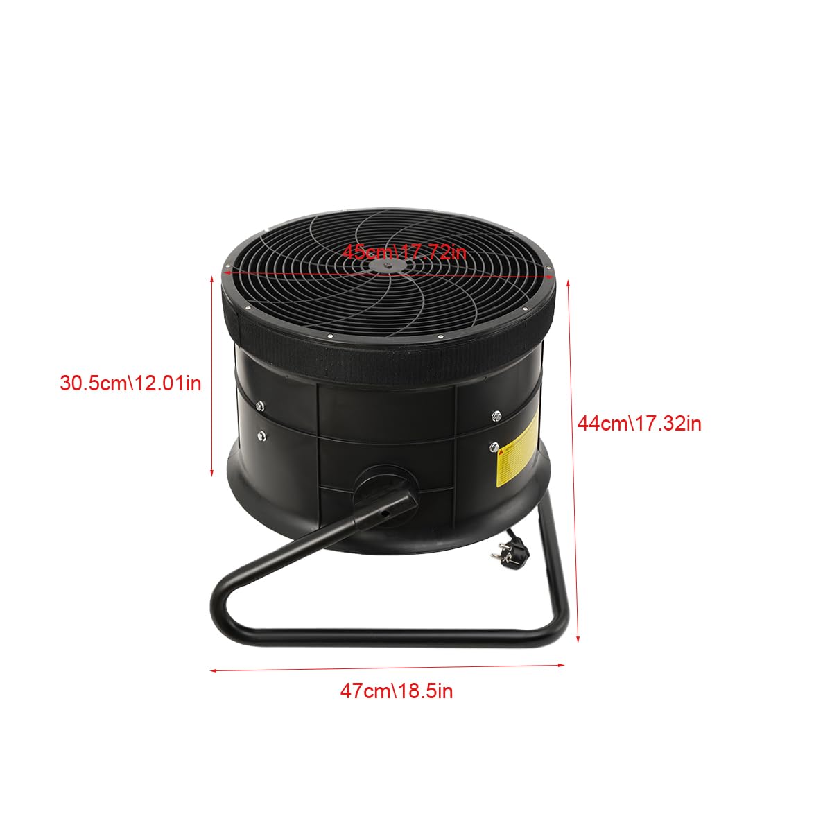 Professionelles Luftgebläse für Puppentänzer 7m Sky Puppet Tänzerin Blower Gebrauchs Blower mit 950W 2800RPM Hochleistungs Gebläse für Aufblasbare Tänzer oder Aufblasbare Puppen