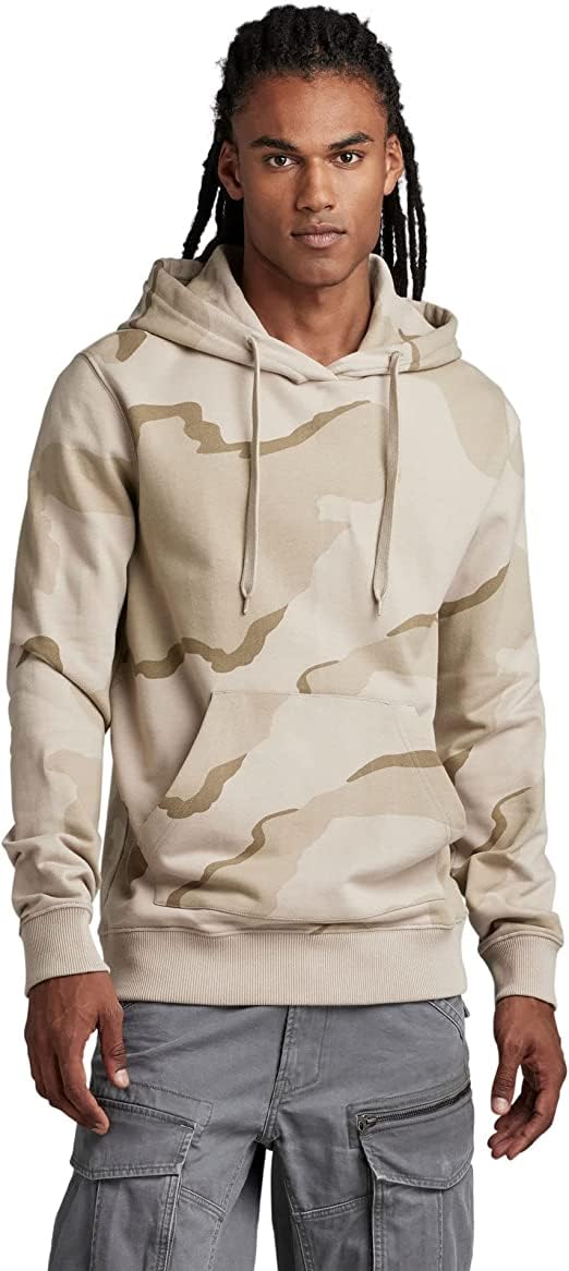 G-STARMen's Desert Camo Hooded Sweater Hooded sweatshirt