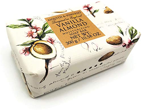 Asquith & Somerset Vanilla Almond Moisturizing Soap Bar 10.58 Oz