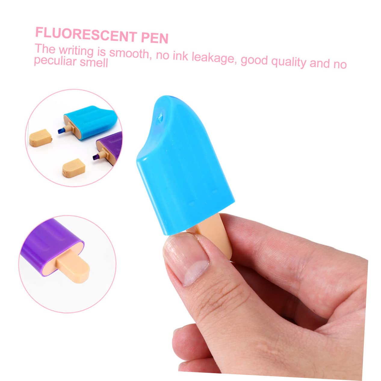 DOITOOL 160 Teiliges Pastell Textmarker Stifte in Leuchtenden Farben Ice Pop Design Marker für Schule und Büro Extra Glatte Schreibspitze Langlebiges