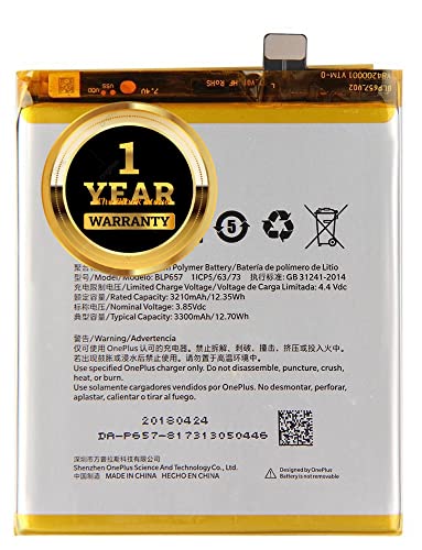 Image of Original BLP657 Battery Compatible with Oneplus 6 A6 A63