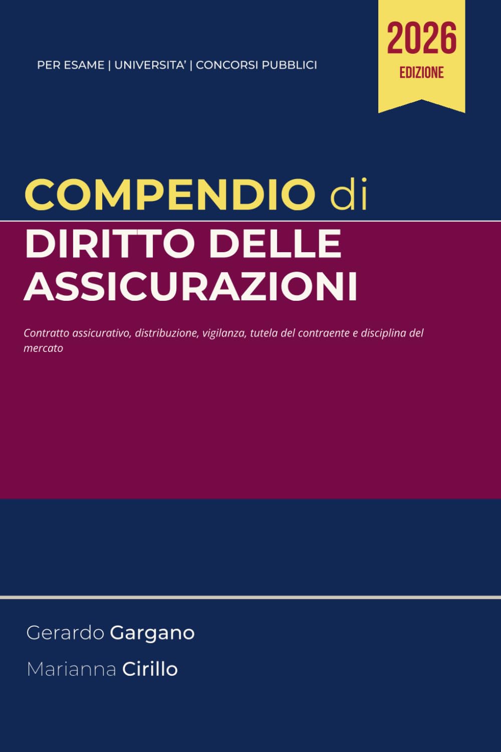 Compendio di Diritto delle Assicurazioni: Contratto assicurativo, distribuzione, vigilanza, tutela del contraente e disciplina del mercato