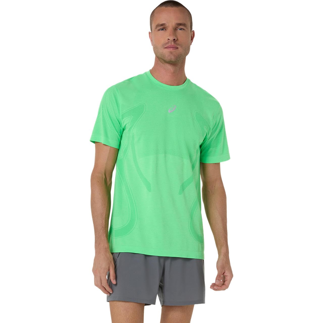 ASICS Road Seamless SS TOP VITAL Green/Illuminate Green - L