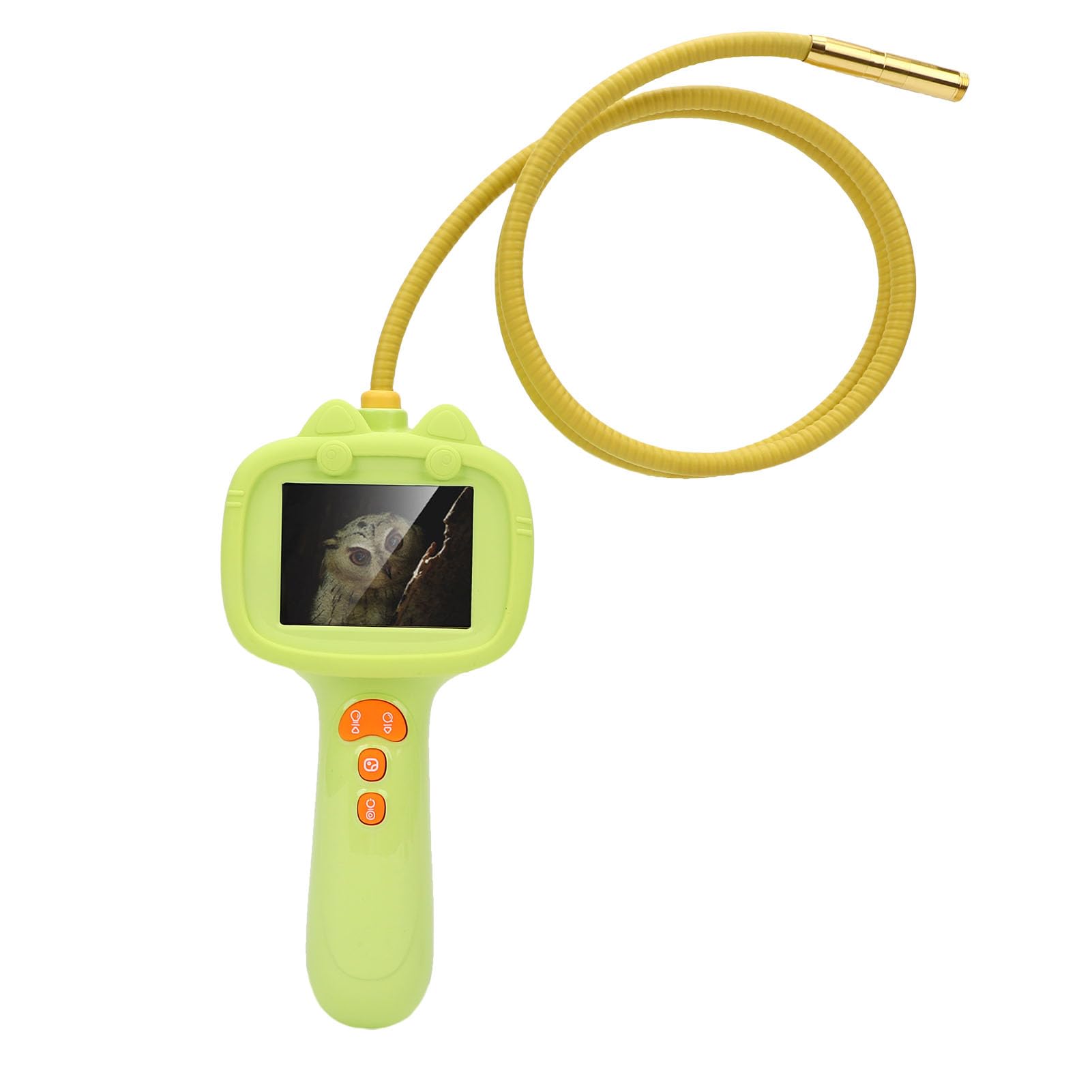 Annadue Periscopio per Bambini, Schermo da 2,4 Pollici Fotocamera Snake da 2 MP HD con Tubo Flessibile Leggero, Giocattolo Educativo Scientifico per Esplorazione all'aperto di Ragazze dei Ragazzi