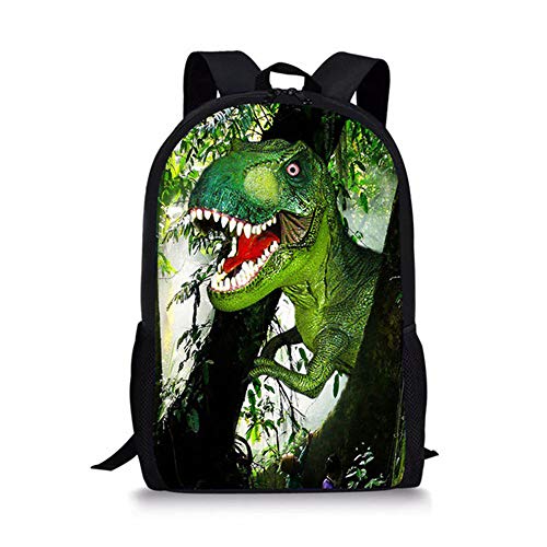 Fhdc Mochila Mochilas Escolares con Estampado De Animales 3D Hombro Dinosaurio para Adolescentes