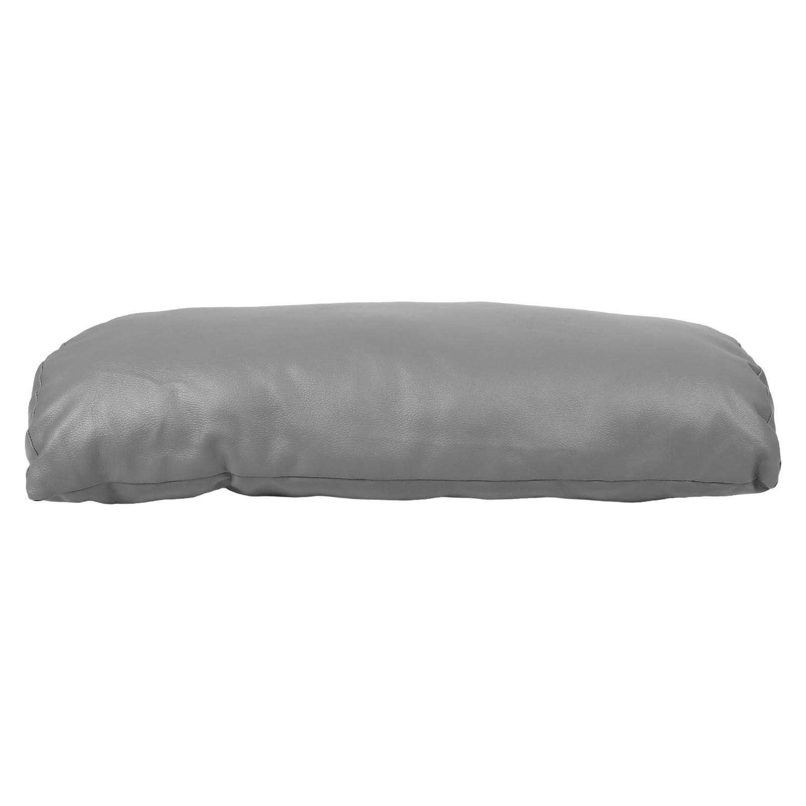 Cojín para Reposapiés Almohada de Cuello Largo PU Soporte Cómodo para Piernas y Rodillas, para Dormitorios y Ocio, Gris