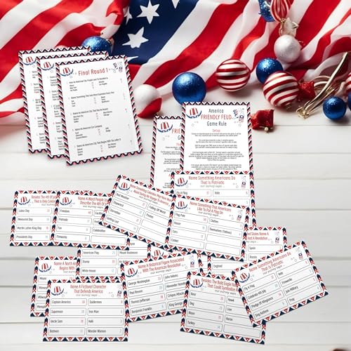 Juego de mesa UHADRE 4th of July Family Feud miniatura 4