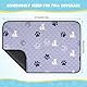 MICHIHOMIE 2 Stück Welpenunterlagen Wiederverwendbare, 90*60 cm Haustier-Urinunterlage Waschbar, rutschfeste und Schnell Absorbierend Puppy Pads für Hunde, Katzen, Meerschweinchen
