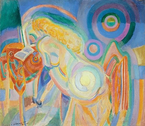 Peinture Murale Delaunay : Réveillez un Salon Terne avec cette Toile
