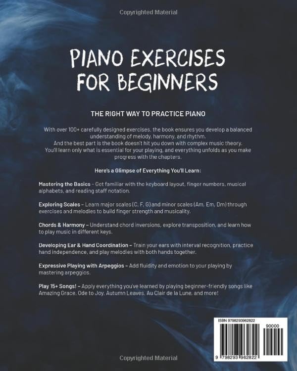 Piano Exercises for Beginners: 10x Your Piano Skills in 10 Minutes a Day: 100+ Video Exercises Included image 3
