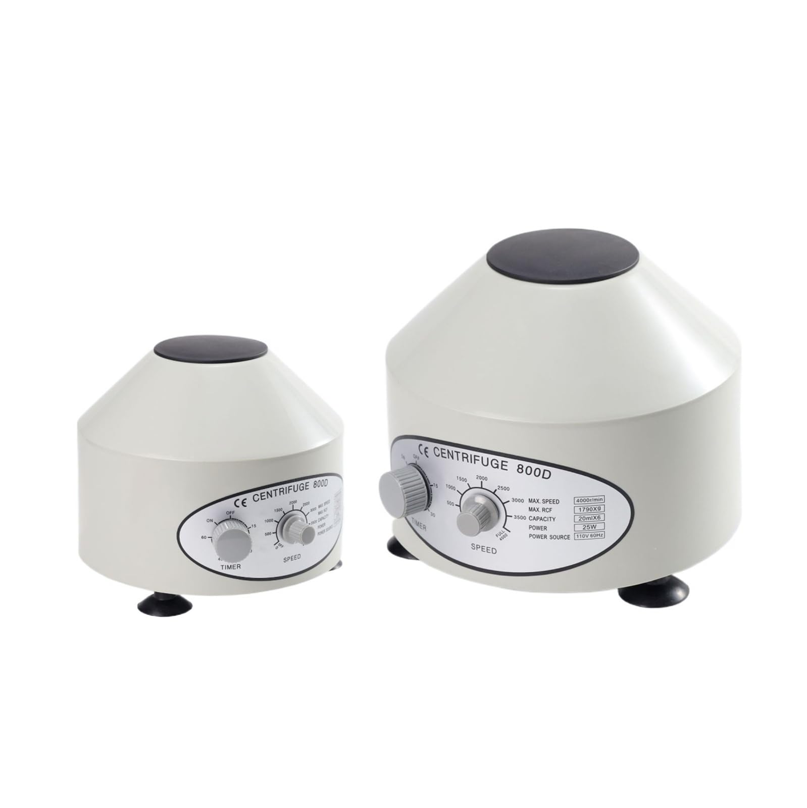 Centrifugadoras De Lab De Baja Velocidad 4000RPM Centrífuga De Sobremesa Eléctrica Con Temporizador Y Control De Velocidad 6×5–10ML Funcionamiento fluido(800D)