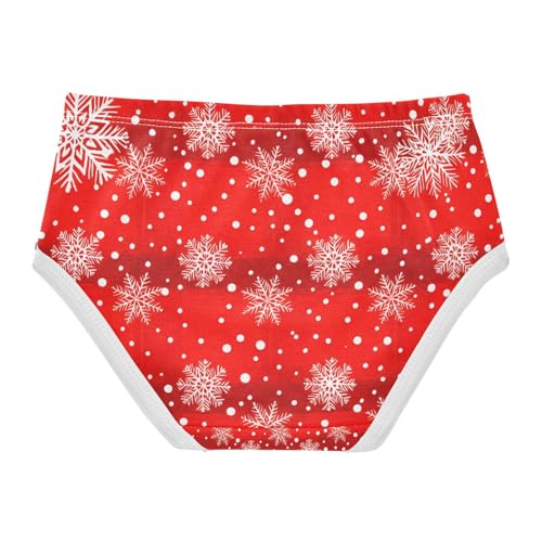 White Snowflakes Christmas Toddler Girls's Underwear 2T 202c18692