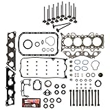 Evergreen FSHBIEV4038G Full Gasket Set Head Bolts Intake Exhaust Valves Compatible With 01-05 1.7L...