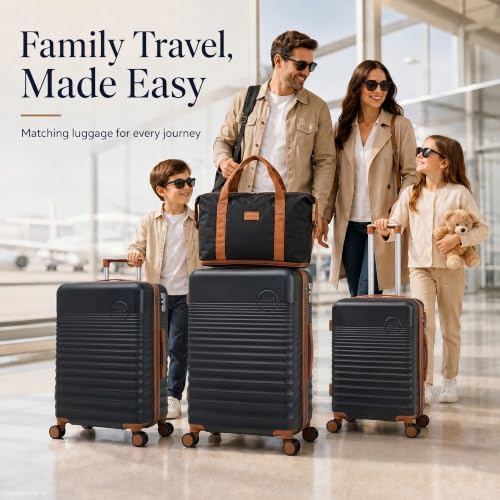 CONCEPTEN-Luggage-Sets-5-Piece-ABSPC-Hardshell-Suitcases-with-Wheels