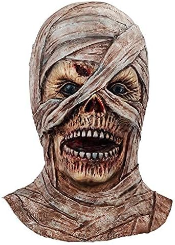Miniatura 2 de Demi Sharky Scary Walking Biochemical Monster Mask, Creepy Latex Dead Zombie Costume Cosplay for Halloween Party Props