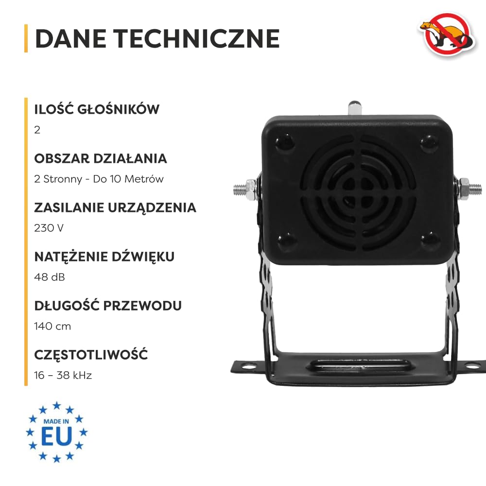 DOMOWY ZESPOLONY CICHY ODSTRASZACZ ANTYKUNA