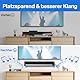 notiela Robuste Soundbar-Wandhalterung für Sonos Playbar Wandhalterung für Platzersparnis - Langlebige Metallhalterung für Sonos Playbar Montage über oder unter dem TV