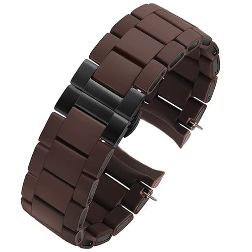 vxgAfor A}[j Ar5905/5920/5921/5906 Y fB[X o[ VR obO XeX X`[ voh ANZT[ 23mm 20mm (Color : Brown-black, Size : 20mm