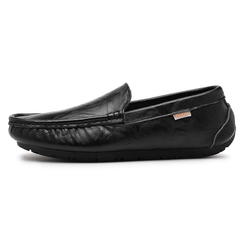 Men's Loafers Shoes Round Toe Faux Leather Loafer Shoes Anti-Slip Comfortable Flat Heel Wedding Casual Slip-ons2
