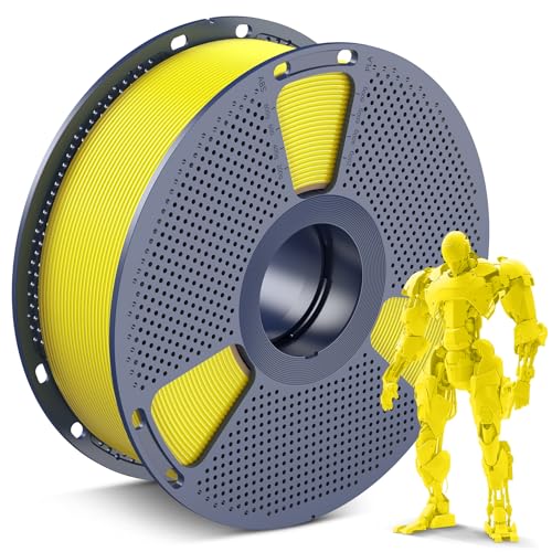 Image of SUNLU PLA Filament 1.75mm, Neatly Wound 3D Printer Filament 1.75mm Dimensional Accuracy + /- 0.02mm, Fit Most FDM 3D Printers, 1kg Spool (2.2lbs), 330 Meters, Yellow