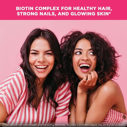 Vital Vitamins Biotin Complex Pills - with Hyaluronic Acid, MSM, Collagen, & Vitamin C - Supplement for Hair, Skin, & Nails - 60 Capsules - Image 3