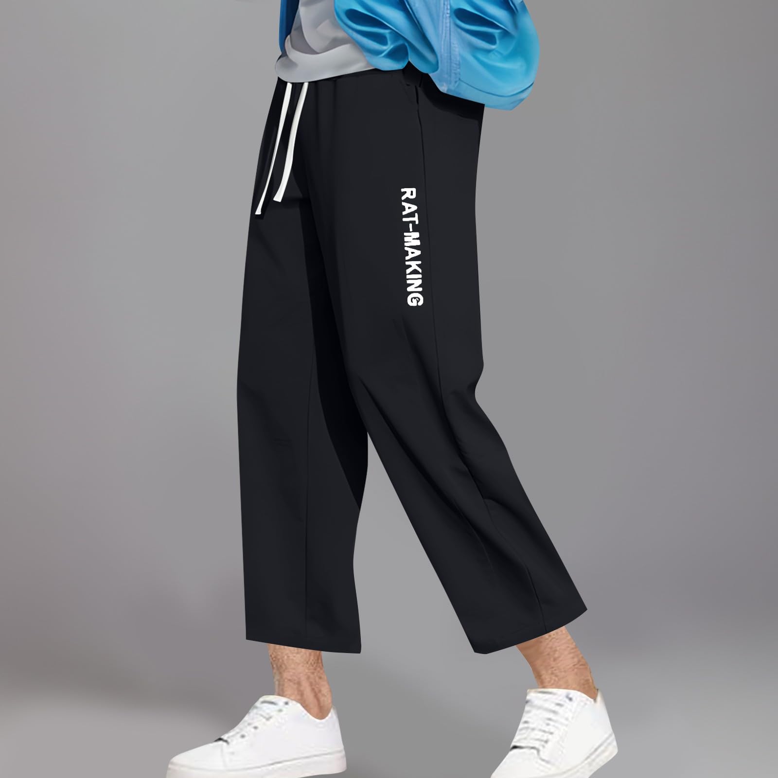 Pantaloni Tuta Uomo, Pantaloni da Lavoro Uomo Pantaloni Uomo Tinta Unita Casual Pantaloni da Uomo Lungo Classico Pantalone Uomo Fashion Pantaloni Termici Uomo per Quotidiane, Ufficio