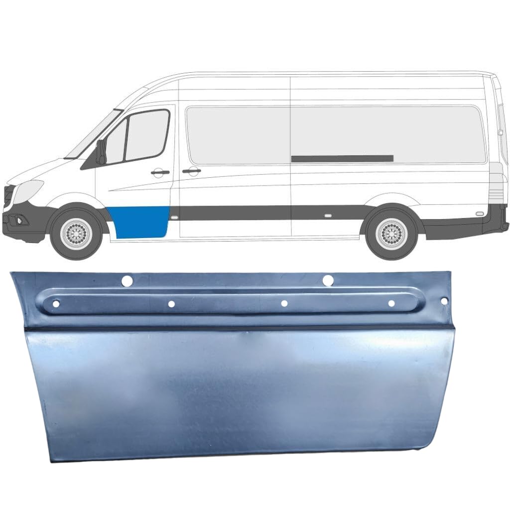 Reparaturblech vordere Tür für Mercedes Sprinter 2006-2018 / Links