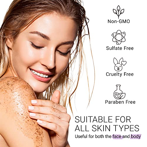 Image of BellamiLuxx KP Bump Eraser Body Scrub: Exfoliating Keratosis Pilaris, Strawberry Skin Treatment - Smooths Rough, Bumpy, Dry Skin on Arms, Legs, Buttocks - KP Scrub Wash Helps Reduce Ingrown Hair Bumps