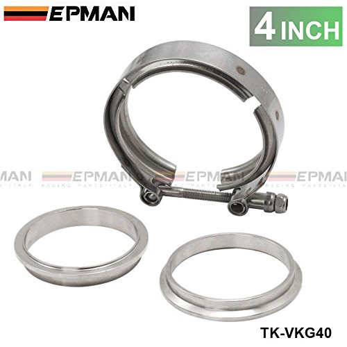 4 di scarico in acciaio inox universale V