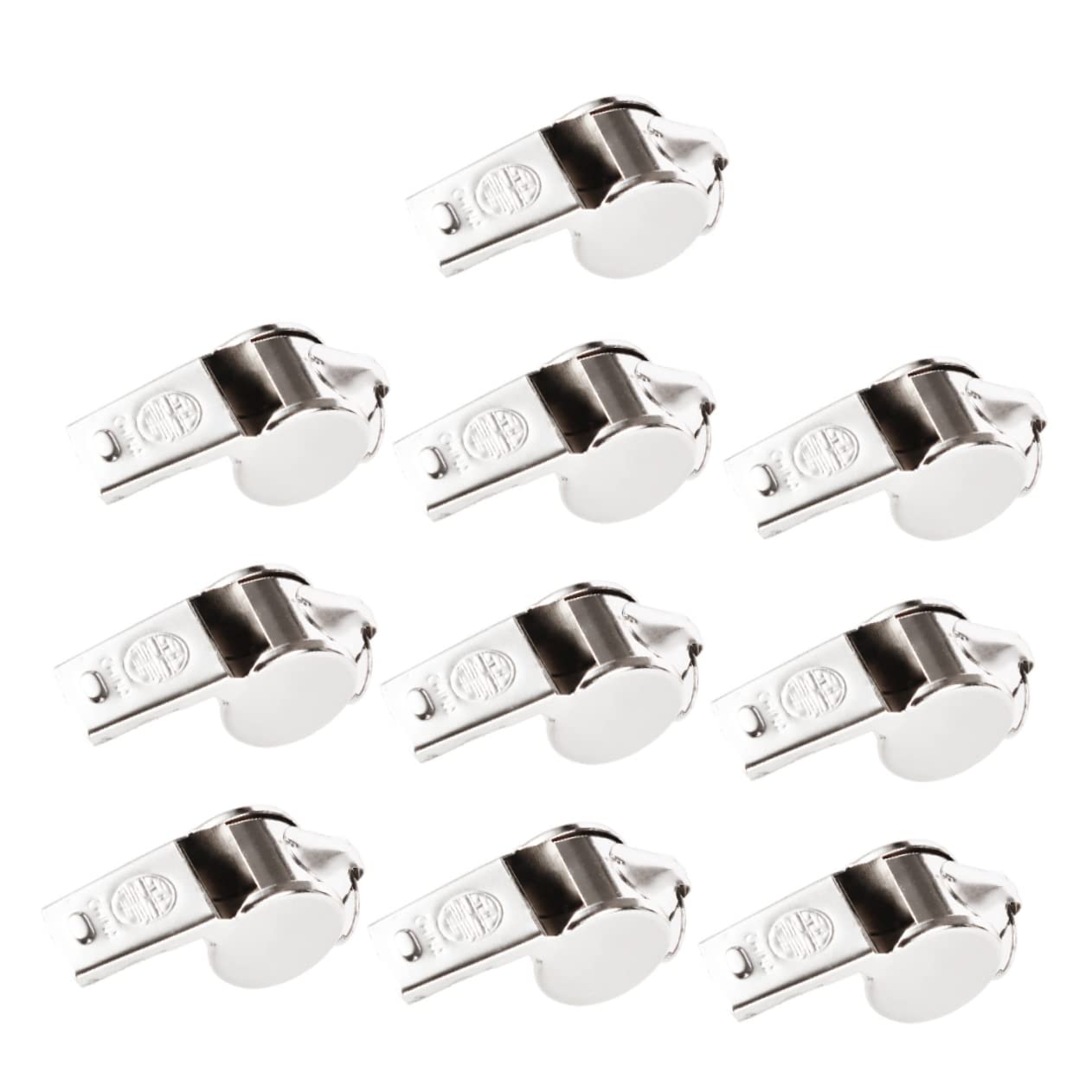 balacoo Referee Lifeguard Whistles 10pcs Whistles for Basketball Baseball Exercise