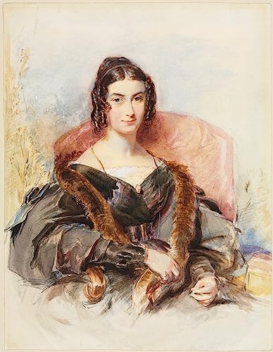 Affiche toile George Richmond portrait de femme 60x90cm pour habiller un mur vide avec elegance
