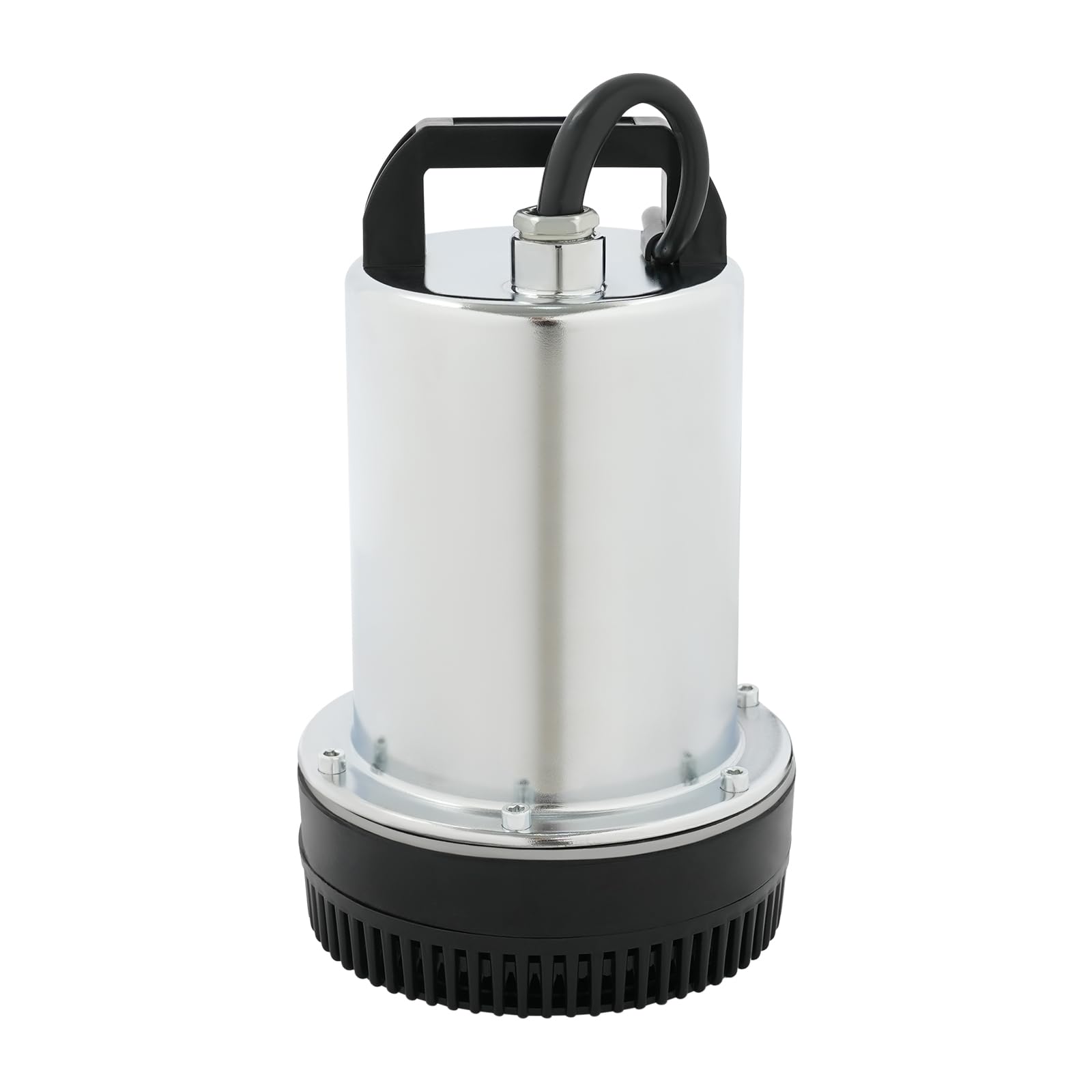 Bomba sumergible de acero inoxidable de 24 V y 200 W, con salida de 2 pulgadas y 3 adaptadores de manguera, altura de extracción: 10 m, 100 L/min