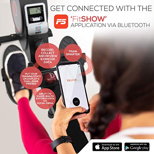 Serene-Life-Magnetic-Rowing-Machine-with-Bluetooth-App-Fitness-Tracking--Foldable-Home-Gym-Exercise-Rower-with-Adjustable-Resistant-Easy-Glide-Padded-Seat-Digital-LCD-Readout-and-Reinforced-Cable