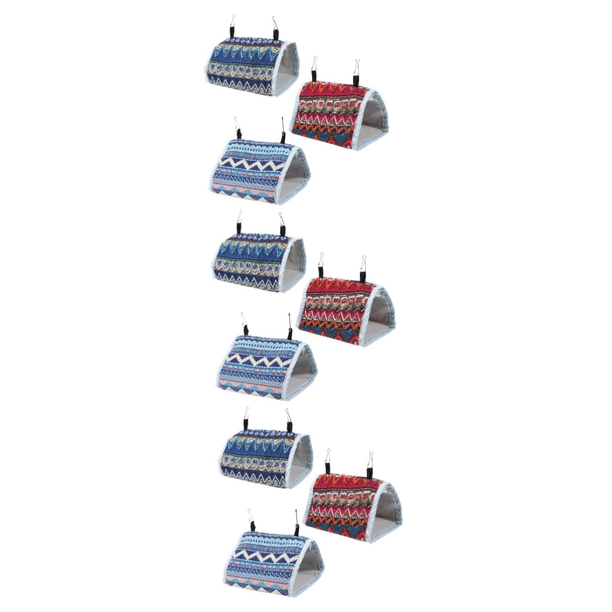 BESPORTBLE 9pièces Hamac Suspendu pour Perroquets De Tente De pour Oiseaux pour Cage Branche Accessoire Amusant Et Confortable pour Oiseaux De Compagnie