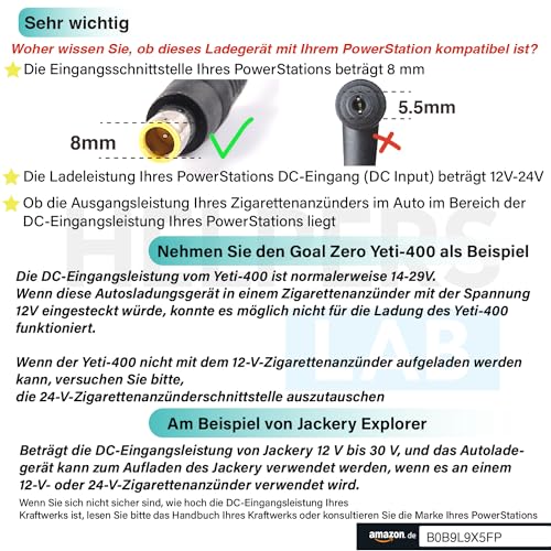 Accendisigari su DC 8 mm DC7909 7,9 x 5,5 mm