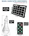 LOTOFIT Solar Rechargeable Light Bulb, 5 Light Modes, Hanging LED Tent Lights for Camping, Hiking, Indoor, Shed, Emergency, 280LM