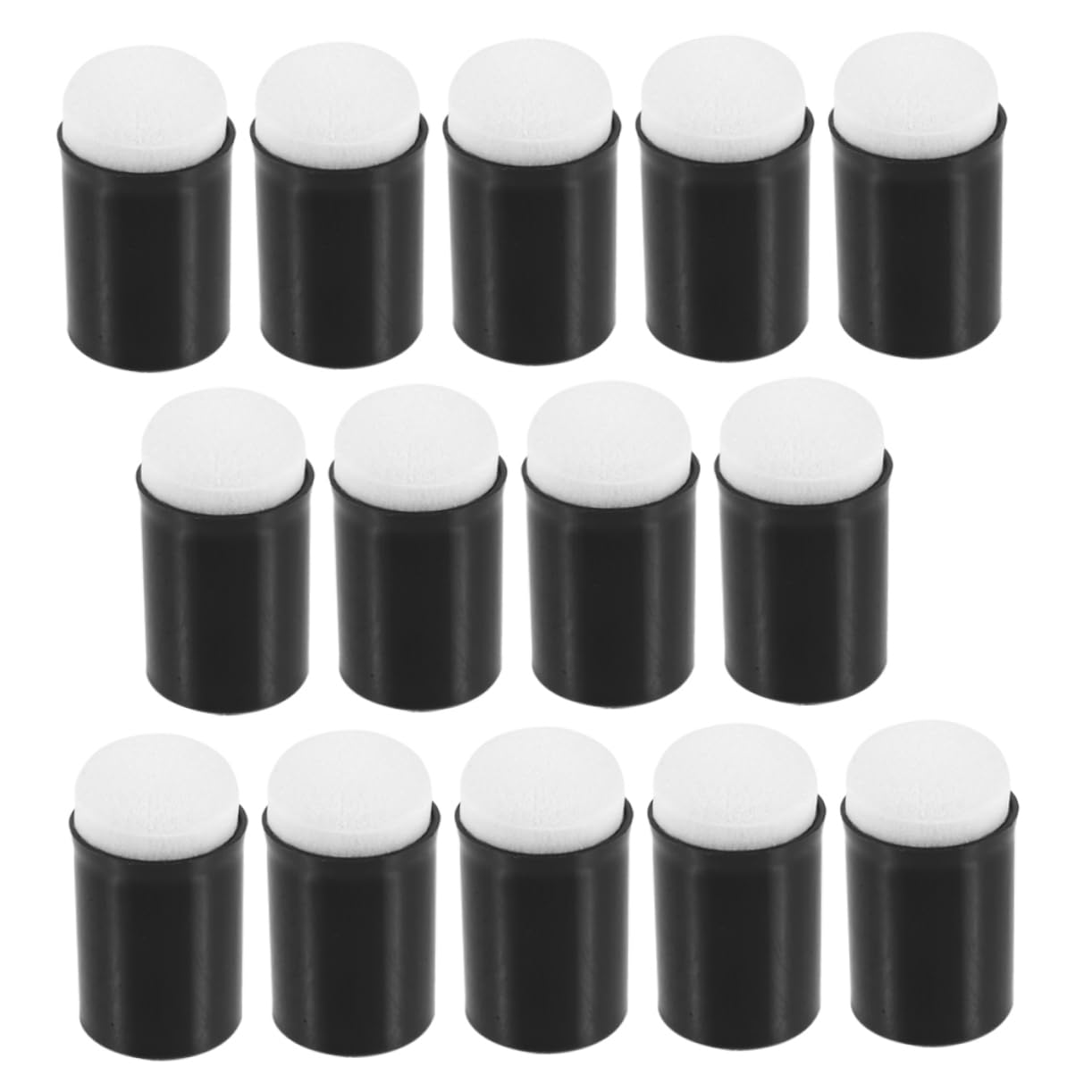 HOMSFOU 15Pcs Finger Painting Sponge Daubers for Art Graffiti Sponge Tool for Blending Stamping and Crafting Projects Durable and Easy to Clean Painting Applicators