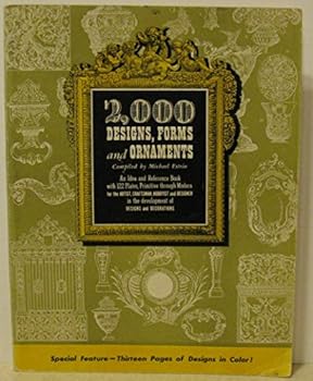 Paperback 2,000 Designs, Forms and Ornaments Book