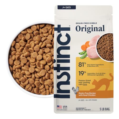 Instinct Original Dry Cat Food, Raw Coated Kibble...