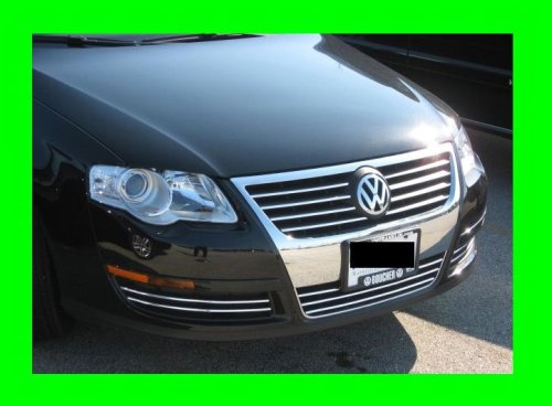 312 MOTORING fits VOLKSWAGEN VW B6 2005-2010 PASSAT CHROME GRILLE GRILL KIT 2006 2007 2008 05 06 07 08 09 2009 10 2005.5 KOMFORT TURBO WAGON 2.0 3.6 LX FITS 4MOTION 2.0T