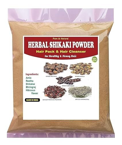 Herbal Shikakai Powder - 100g (Amla, Reetha, Shikakai, Bhringraj, Hibiscus Flower mixing) for Hair Pack