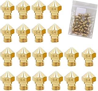 MK10 Nozzle M7 Thread 0.4mm Brass Extruder Nozzle Heat Hotend Nozzle 1.75mm for 3D Printer